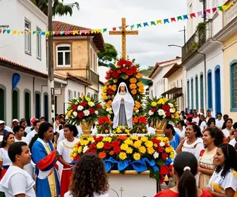 Celebração Tradicional: Festa do Divino Espírito Santo em Mogi das Cruzes